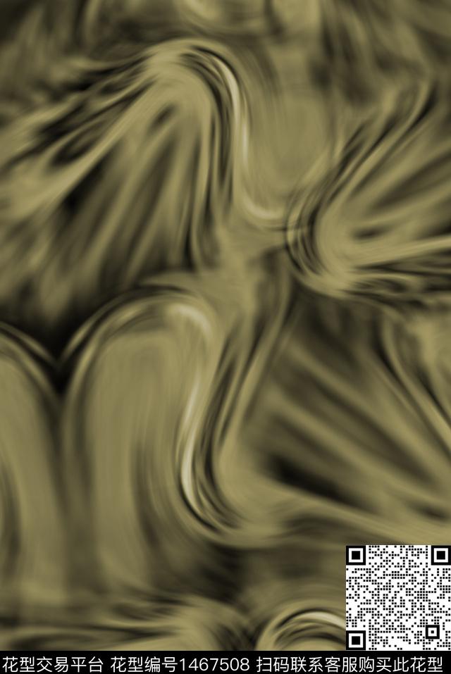 抽象单色波浪纹数码印花华亿平台下载（图片编号: 1467508） - 瓦栏（Walan）