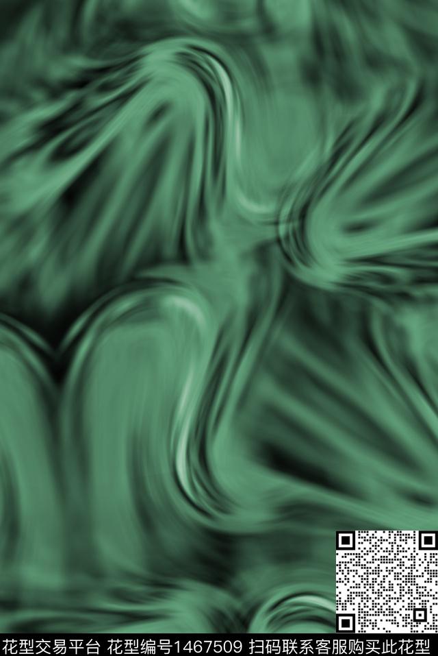 抽象单色波浪纹数码印花华亿平台下载（图片编号: 1467509） - 瓦栏（Walan）