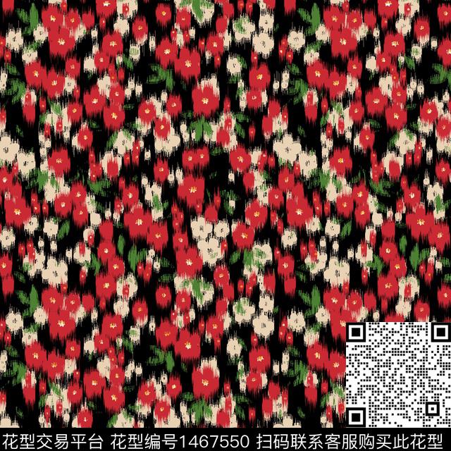 数码华亿平台花卉小碎花数码印花华亿平台下载（图片编号: 1467550） - 瓦栏（Walan）