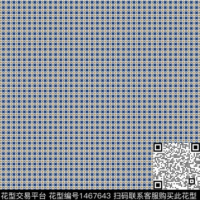 格子简约小碎花数码印花华亿平台下载（图片编号: 1467643） - 瓦栏（Walan）
