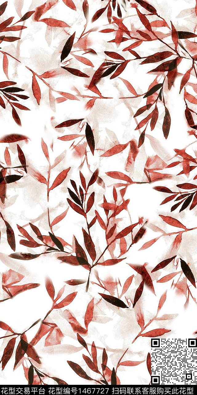 花卉大牌风小碎花数码印花华亿平台下载（图片编号: 1467727） - 瓦栏（Walan）