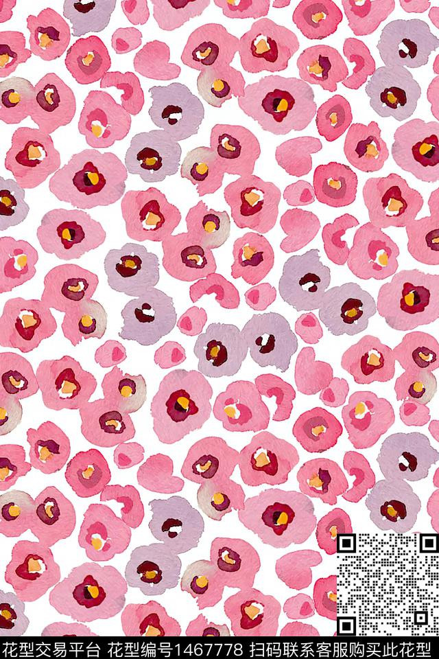 小清新真丝渐变数码印花华亿平台下载（图片编号: 1467778） - 瓦栏（Walan）