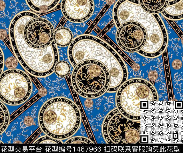 宫廷风纹理民族风传统印花华亿平台下载（图片编号: 1467966） - 瓦栏（Walan）