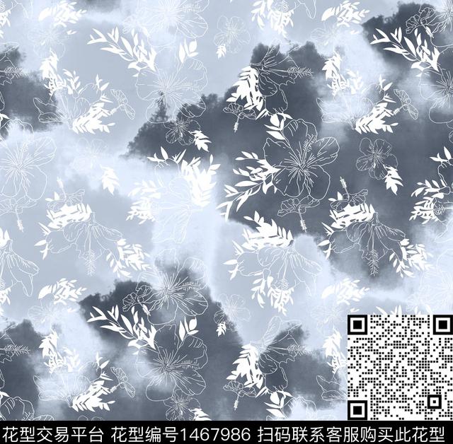 字母几何格子数码印花华亿平台下载（图片编号: 1467986） - 瓦栏（Walan）