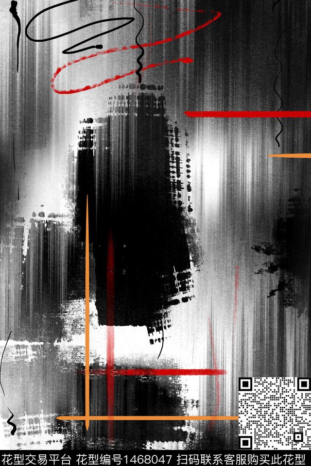 字母男装满版花几何传统印花华亿平台下载（图片编号: 1468047） - 瓦栏（Walan）