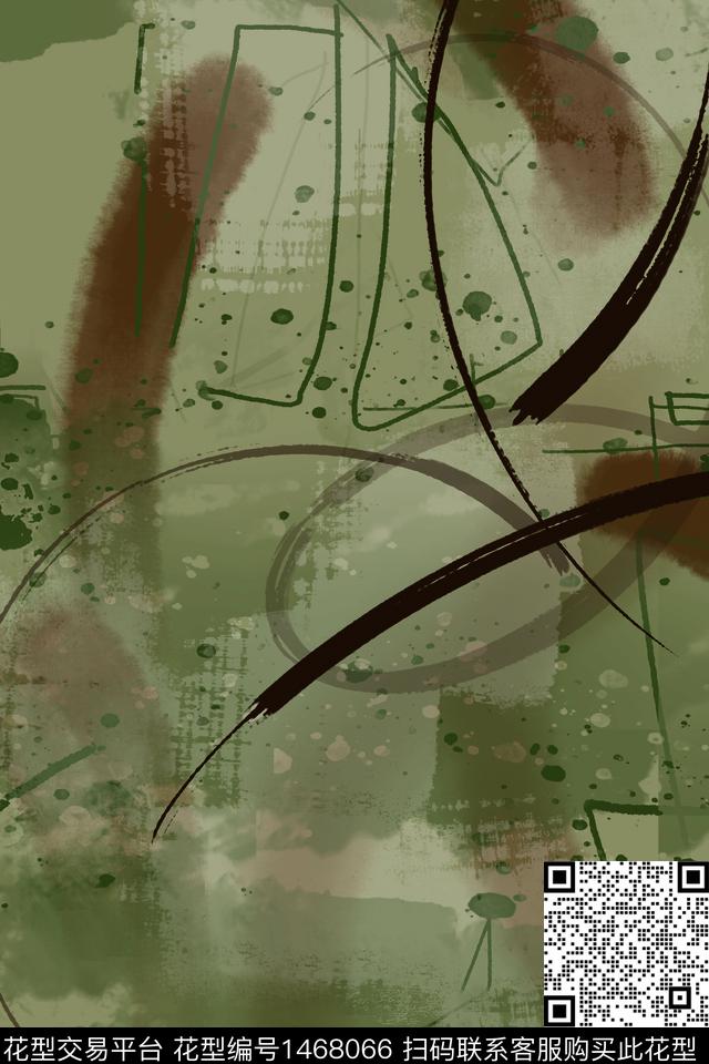 字母男装满版花几何传统印花华亿平台下载（图片编号: 1468066） - 瓦栏（Walan）