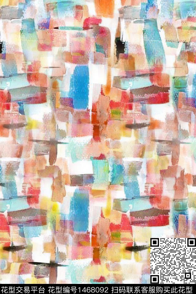 水彩肌理年轻女性传统印花华亿平台下载（图片编号: 1468092） - 瓦栏（Walan）