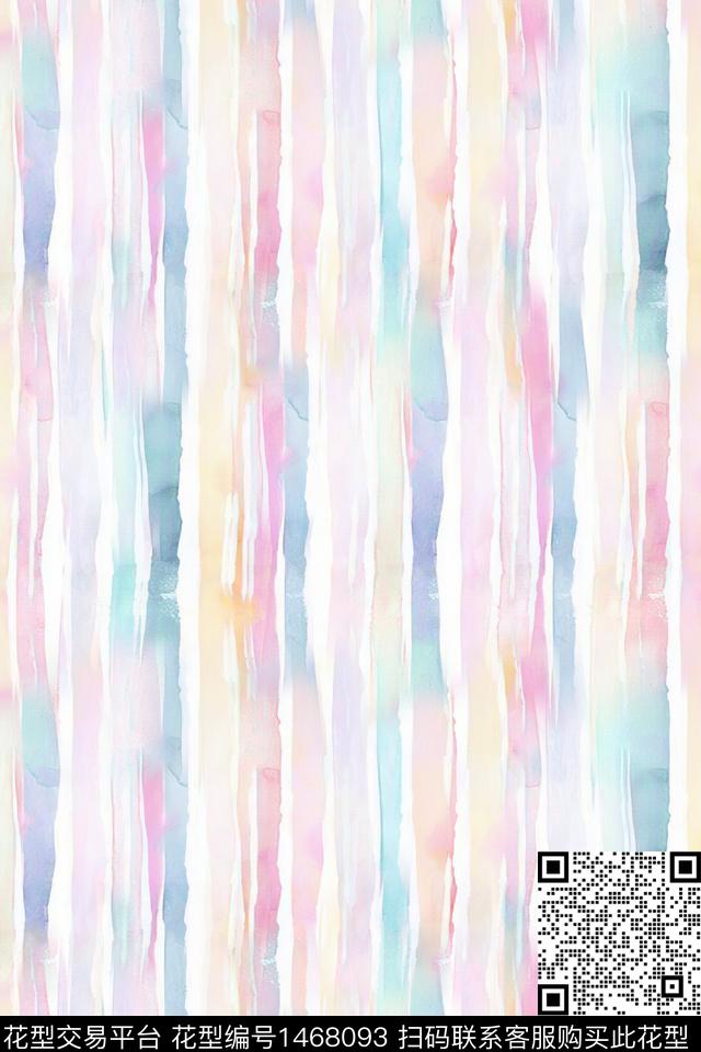 水彩肌理年轻女性数码印花华亿平台下载（图片编号: 1468093） - 瓦栏（Walan）