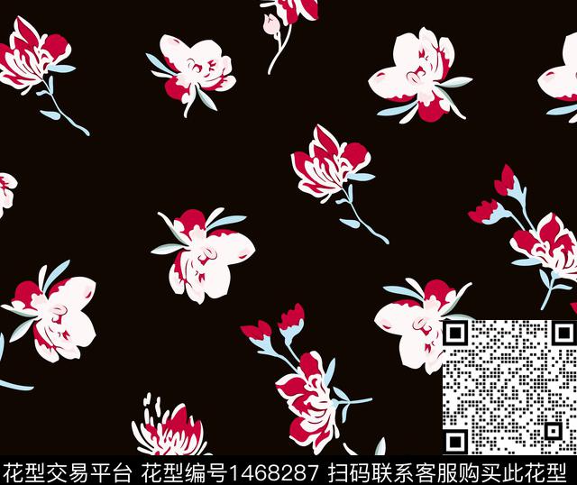 绿植树叶数码华亿平台女装数码印花华亿平台下载（图片编号: 1468287） - 瓦栏（Walan）