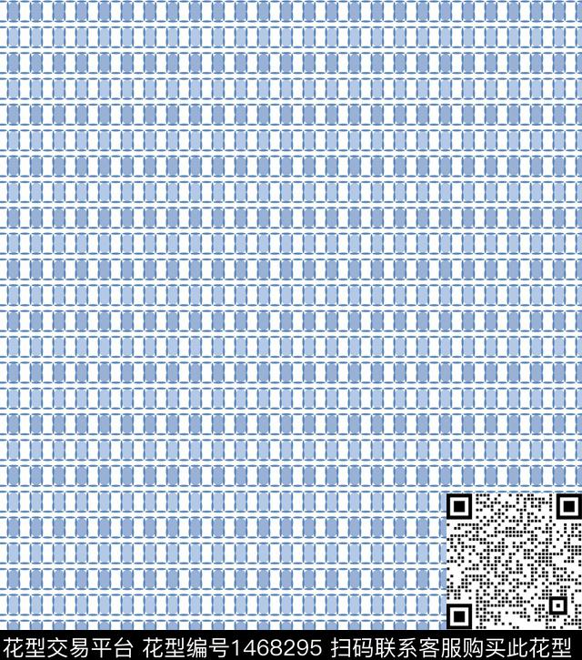 几何格子简约传统印花华亿平台下载（图片编号: 1468295） - 瓦栏（Walan）