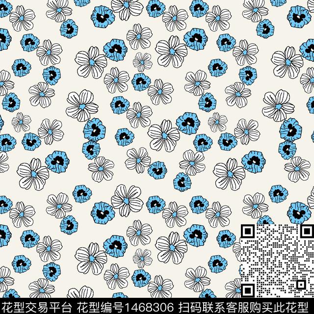 线条水彩年轻女性传统印花华亿平台下载（图片编号: 1468306） - 瓦栏（Walan）