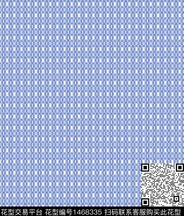 几何格子简约传统印花华亿平台下载（图片编号: 1468335） - 瓦栏（Walan）