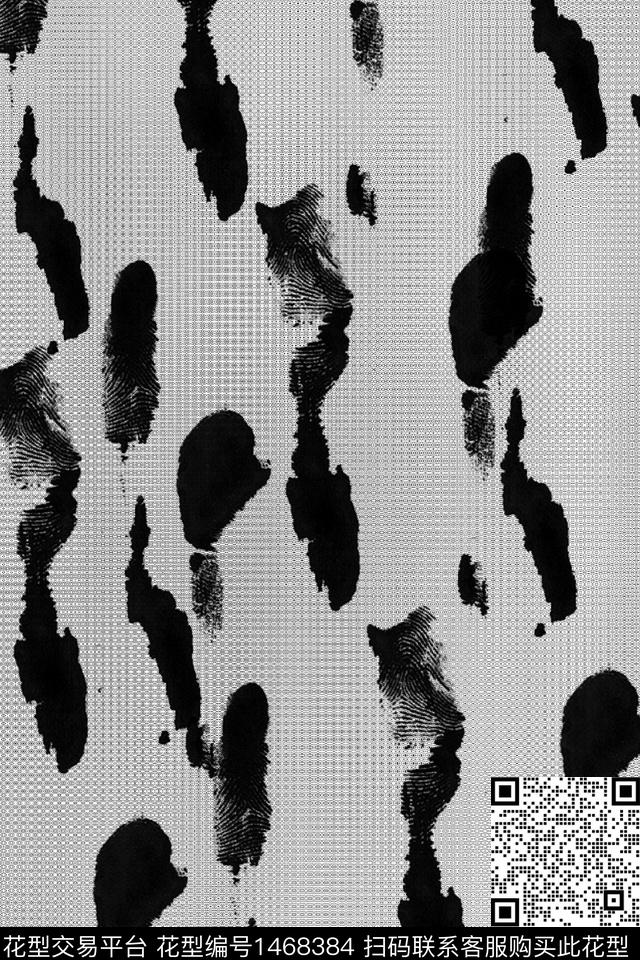 线条字母几何数码印花华亿平台下载（图片编号: 1468384） - 瓦栏（Walan）