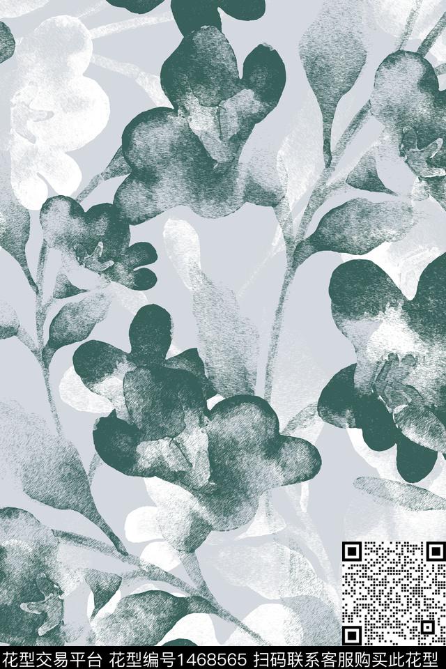 花卉素雅配饰传统印花华亿平台下载（图片编号: 1468565） - 瓦栏（Walan）