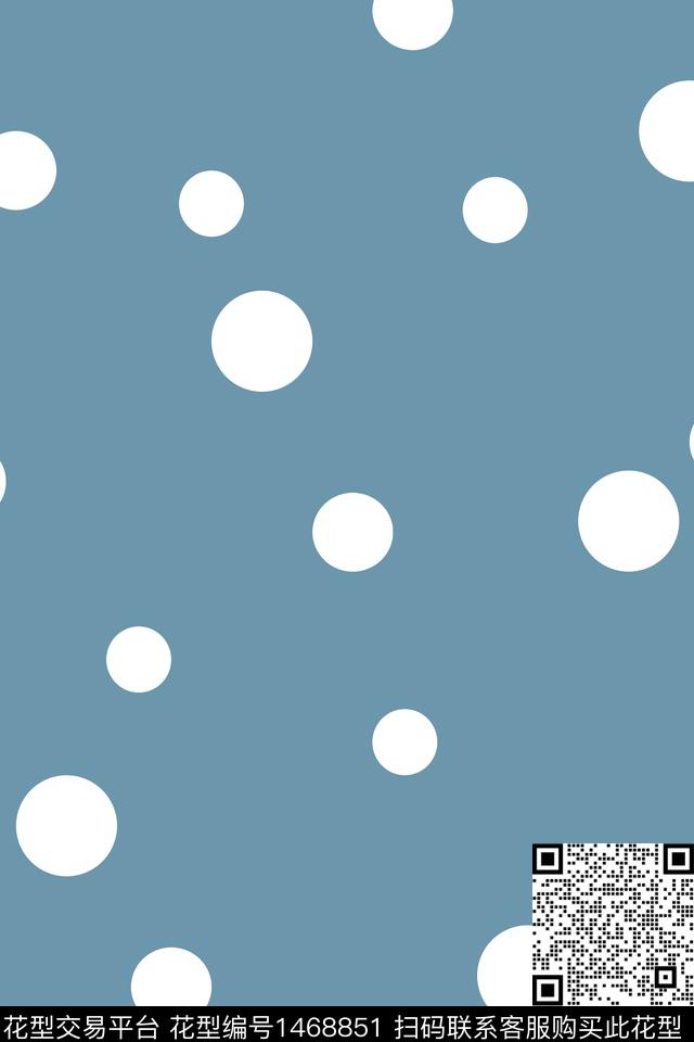 波点传统印花华亿平台下载（图片编号: 1468851） - 瓦栏（Walan）