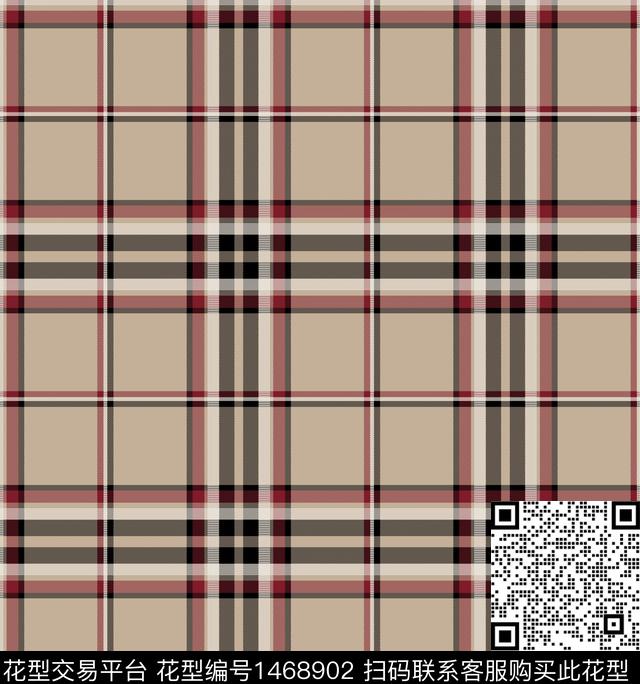 格子男装大牌风传统印花华亿平台下载（图片编号: 1468902） - 瓦栏（Walan）