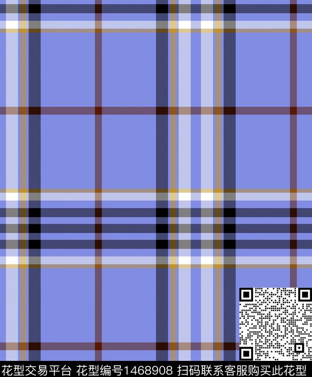 格子男装大牌风传统印花华亿平台下载（图片编号: 1468908） - 瓦栏（Walan）