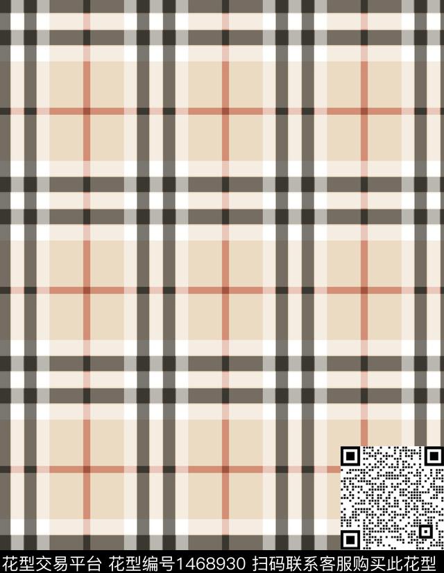 格子男装大牌风传统印花华亿平台下载（图片编号: 1468930） - 瓦栏（Walan）