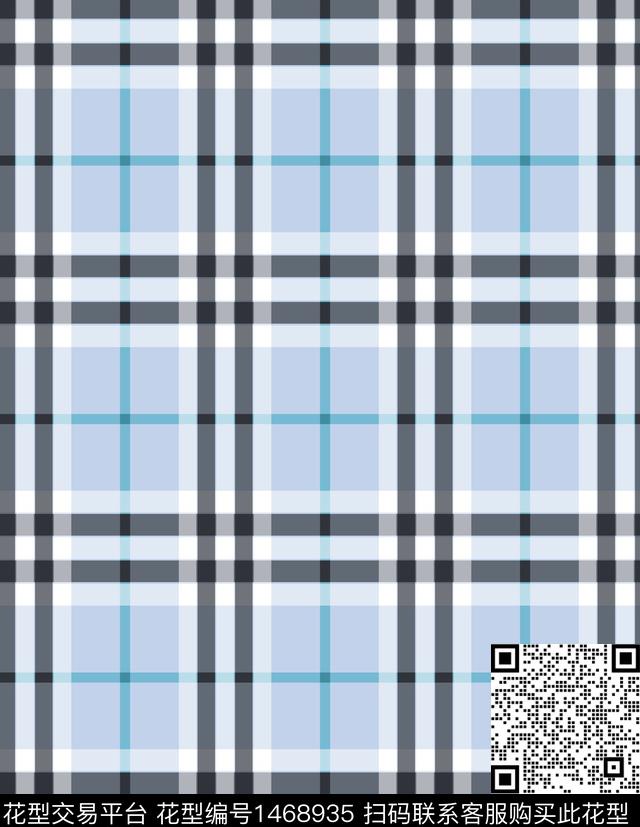 格子男装大牌风传统印花华亿平台下载（图片编号: 1468935） - 瓦栏（Walan）