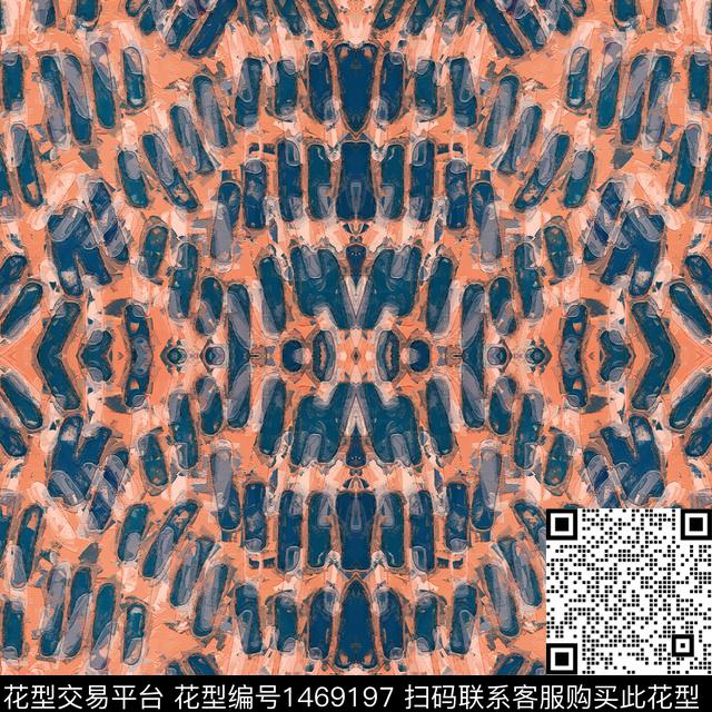 几何时尚格子数码印花华亿平台下载（图片编号: 1469197） - 瓦栏（Walan）