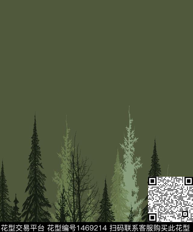 定位花男装树数码印花华亿平台下载（图片编号: 1469214） - 瓦栏（Walan）