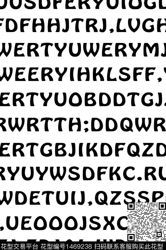 字母几何大牌风传统印花华亿平台下载（图片编号: 1469238） - 瓦栏（Walan）