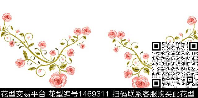 花卉数码印花华亿平台下载（图片编号: 1469311） - 瓦栏（Walan）