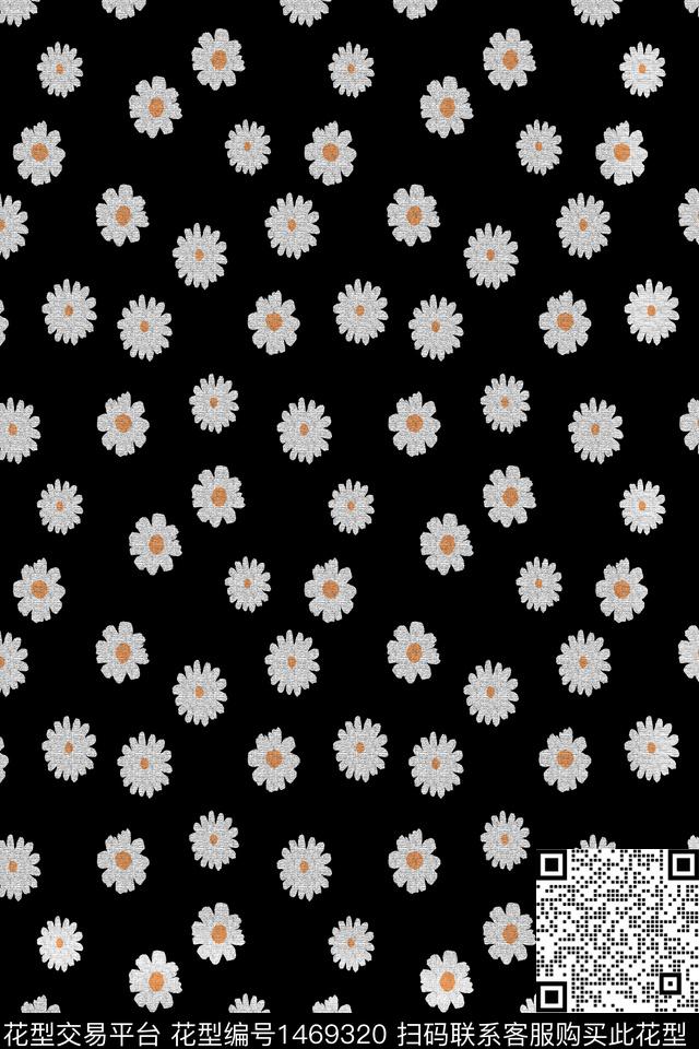 花卉大牌风小碎花数码印花华亿平台下载（图片编号: 1469320） - 瓦栏（Walan）