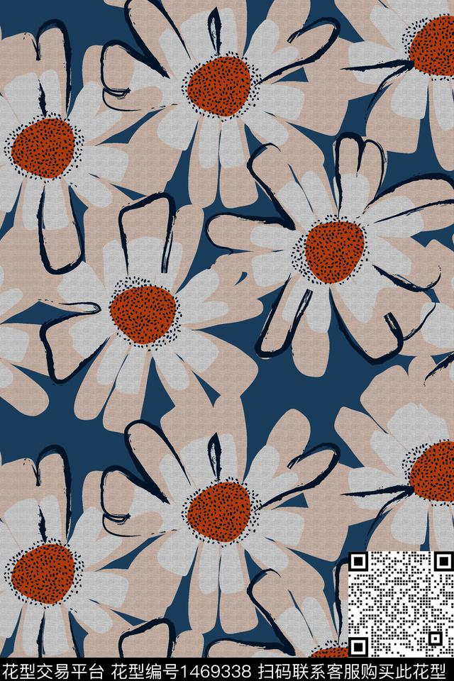 花卉大牌风小碎花数码印花华亿平台下载（图片编号: 1469338） - 瓦栏（Walan）