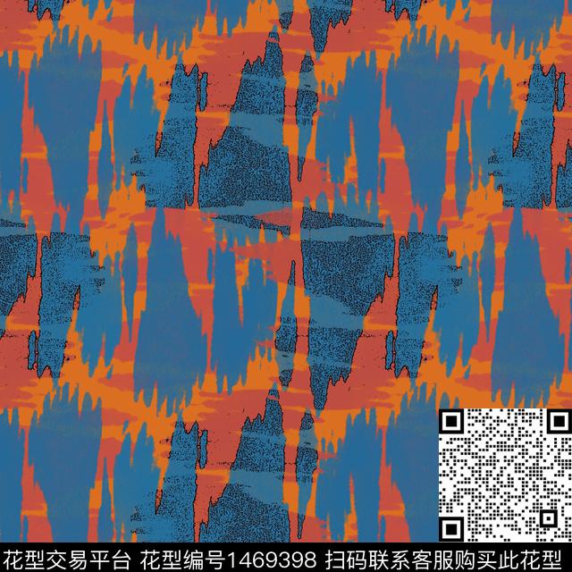 笔触迷彩大牌风数码印花华亿平台下载（图片编号: 1469398） - 瓦栏（Walan）