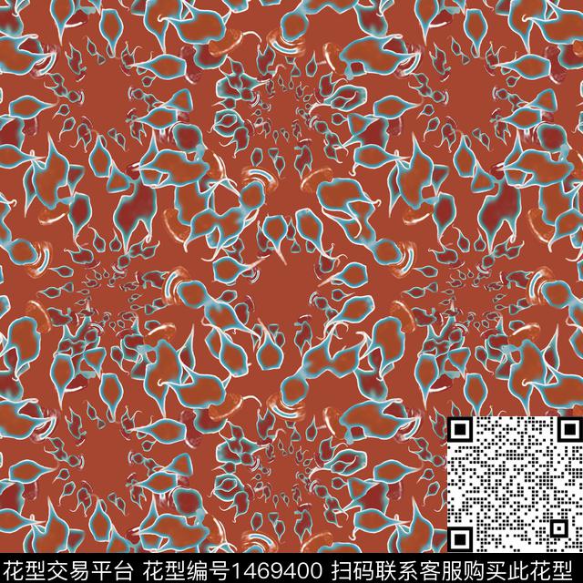 迷彩霓虹数码几何数码印花华亿平台下载（图片编号: 1469400） - 瓦栏（Walan）