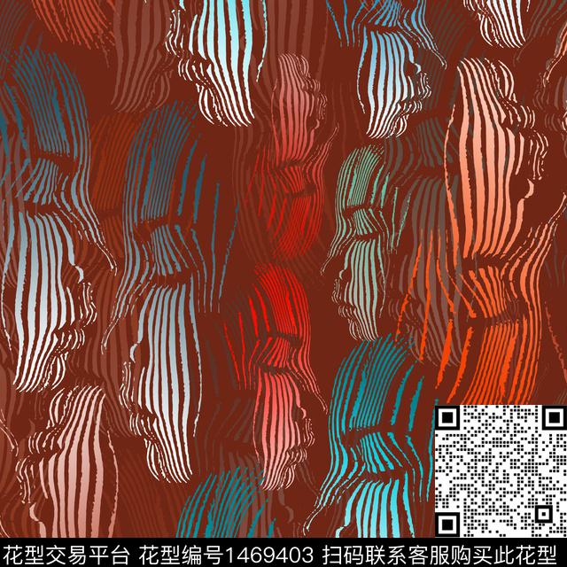 大牌风霓虹数码渐变色彩数码印花华亿平台下载（图片编号: 1469403） - 瓦栏（Walan）