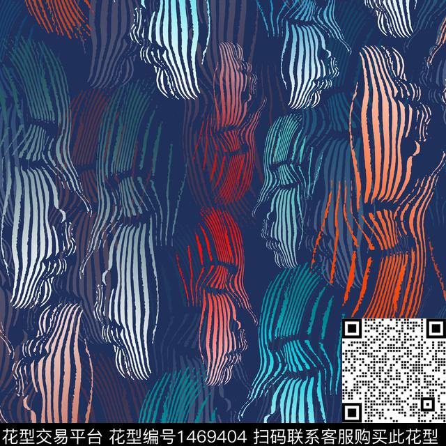 大牌风霓虹数码渐变色彩数码印花华亿平台下载（图片编号: 1469404） - 瓦栏（Walan）