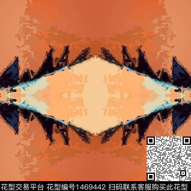 格子肌理几何数码印花华亿平台下载（图片编号: 1469442） - 瓦栏（Walan）