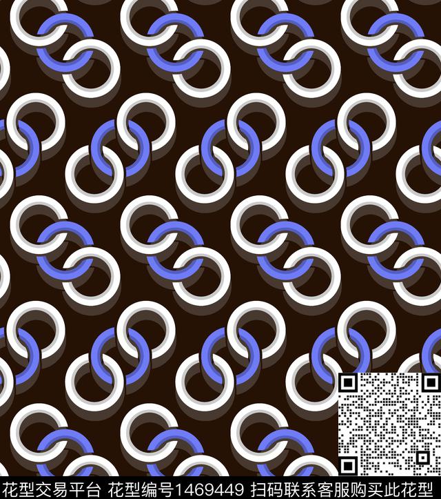 几何大牌风卡通传统印花华亿平台下载（图片编号: 1469449） - 瓦栏（Walan）