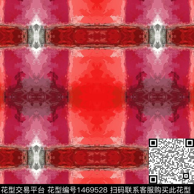 格子肌理时尚数码印花华亿平台下载（图片编号: 1469528） - 瓦栏（Walan）