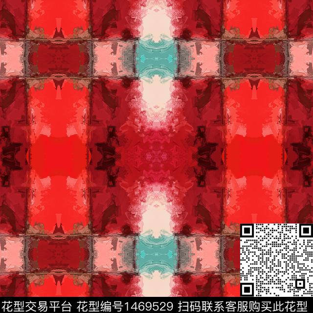 格子肌理时尚数码印花华亿平台下载（图片编号: 1469529） - 瓦栏（Walan）