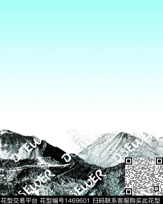 定位花雪山数码印花华亿平台下载（图片编号: 1469601） - 瓦栏（Walan）