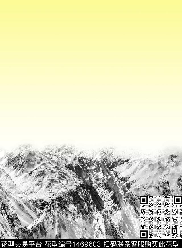 定位花雪山数码印花华亿平台下载（图片编号: 1469603） - 瓦栏（Walan）
