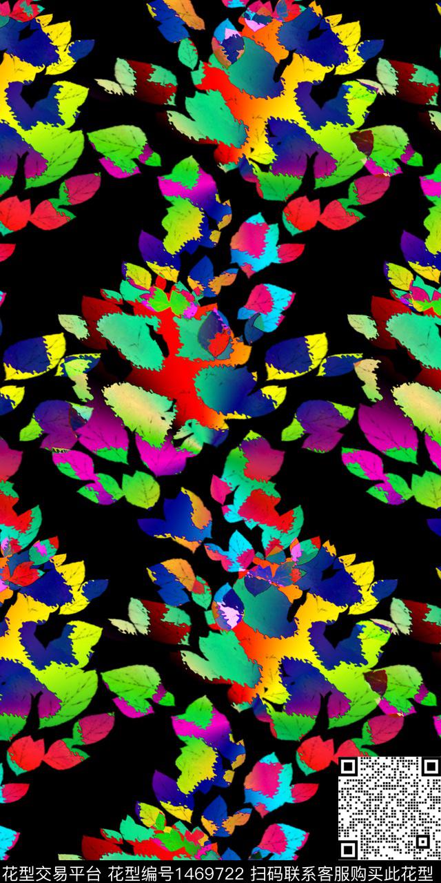 香云纱抽象洋阳---抽象数码印花华亿平台下载（图片编号: 1469722） - 瓦栏（Walan）