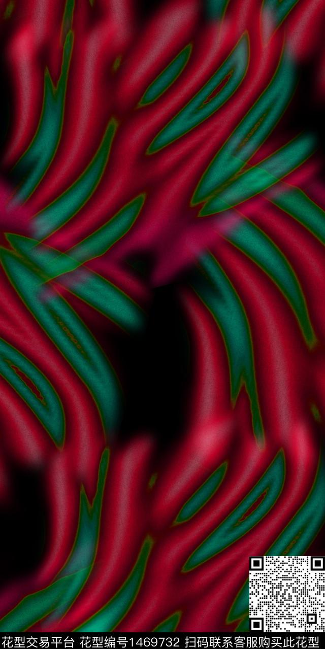 香云纱抽象真丝数码印花华亿平台下载（图片编号: 1469732） - 瓦栏（Walan）