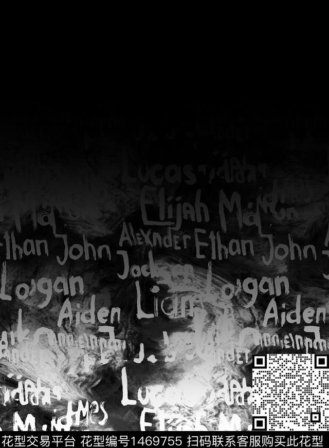 定位花几何大牌风数码印花华亿平台下载（图片编号: 1469755） - 瓦栏（Walan）