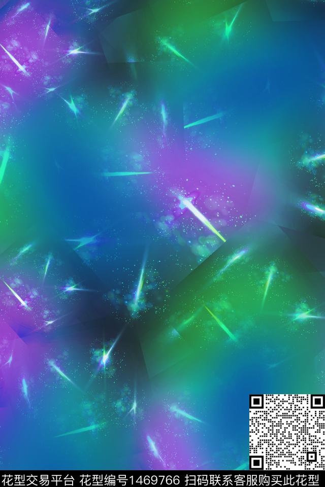 大牌风抽象灯光数码印花华亿平台下载（图片编号: 1469766） - 瓦栏（Walan）