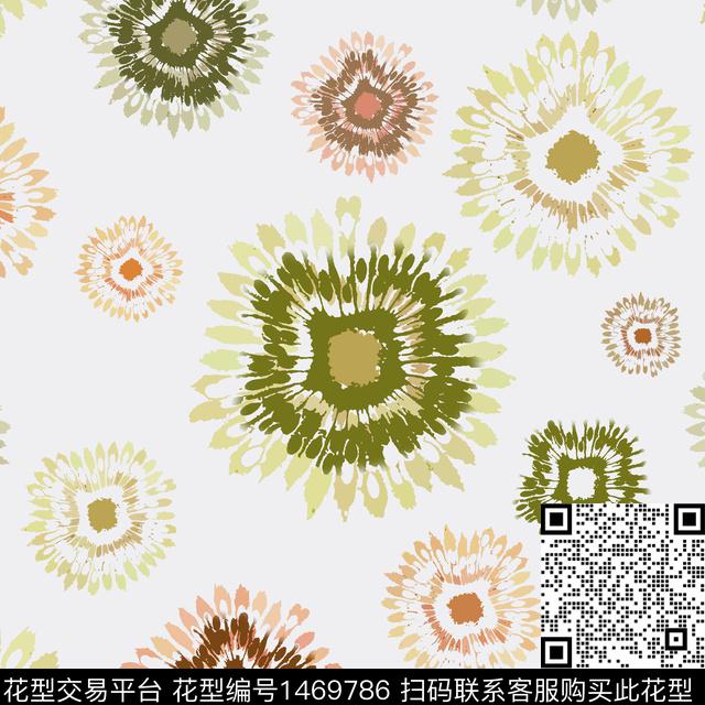 花卉大牌风小碎花传统印花华亿平台下载（图片编号: 1469786） - 瓦栏（Walan）