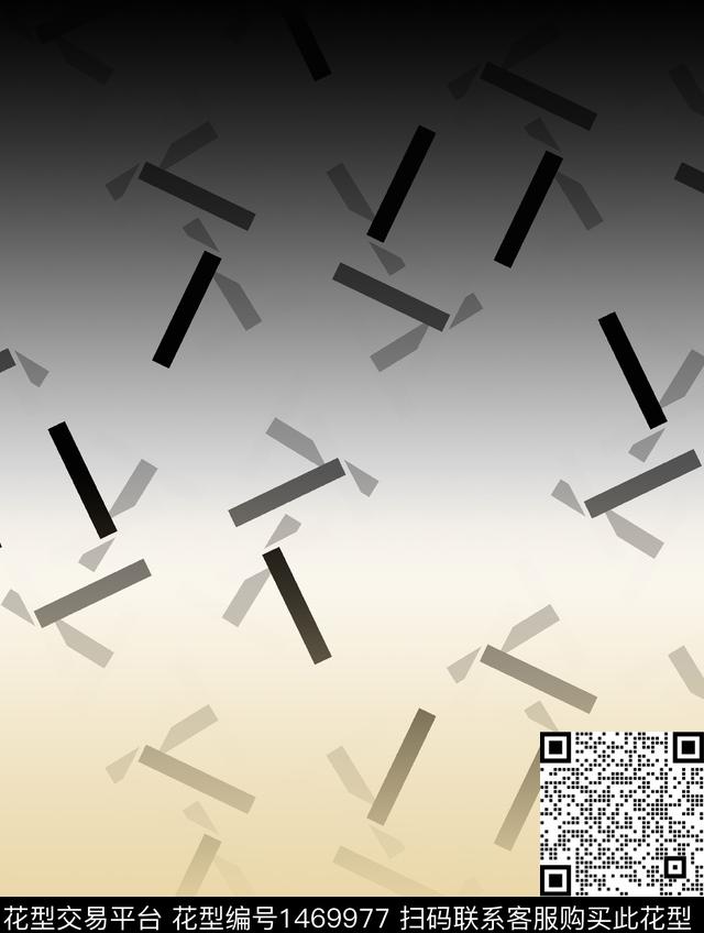 定位花几何数码印花华亿平台下载（图片编号: 1469977） - 瓦栏（Walan）