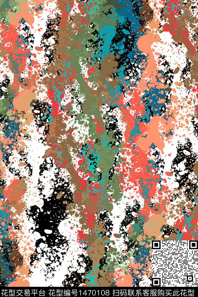 抽象男装户外家居服传统印花华亿平台下载（图片编号: 1470108） - 瓦栏（Walan）