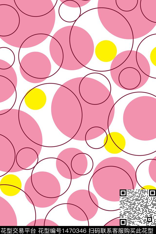 女装圆形传统印花华亿平台下载（图片编号: 1470346） - 瓦栏（Walan）