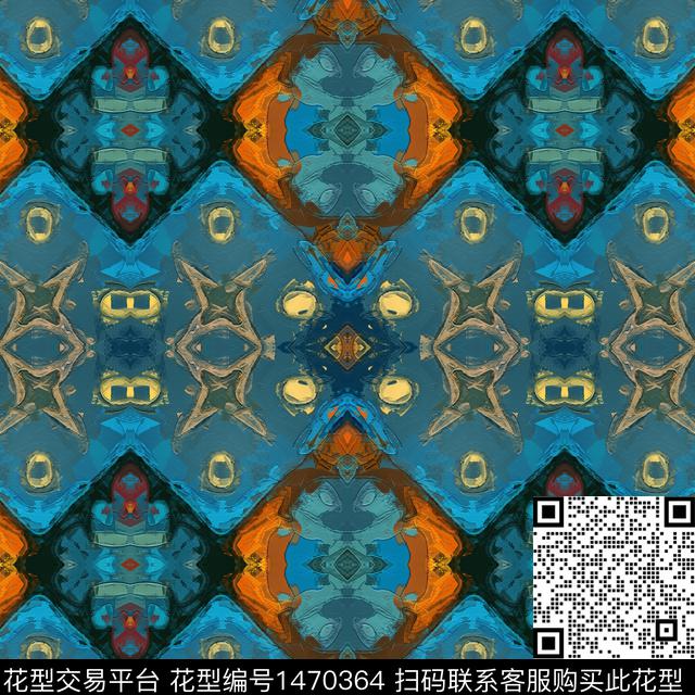 唐装虞美人数码印花华亿平台下载（图片编号: 1470364） - 瓦栏（Walan）