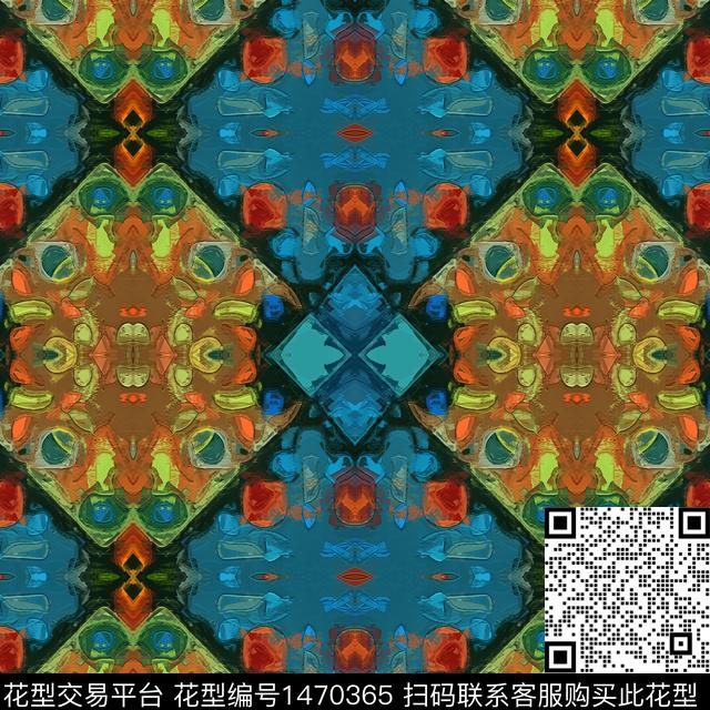 唐装虞美人数码印花华亿平台下载（图片编号: 1470365） - 瓦栏（Walan）