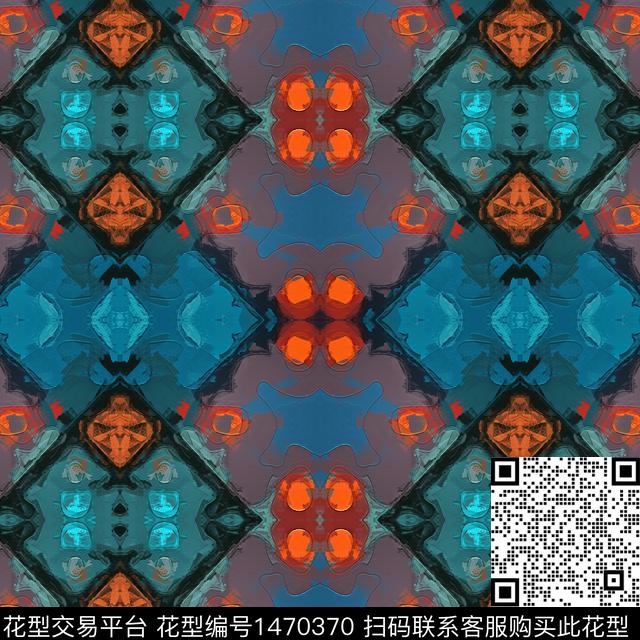 唐装虞美人数码印花华亿平台下载（图片编号: 1470370） - 瓦栏（Walan）